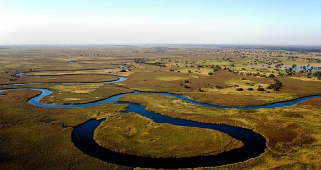 the Okavango Delta